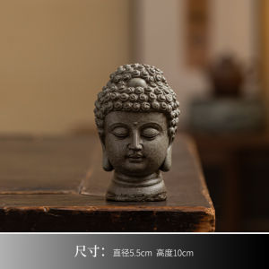 Chinese Style Buddha Statue Ornaments Handmade Ceramic Half Body Buddha Living Room Decorations Gifts for Others Home Decor