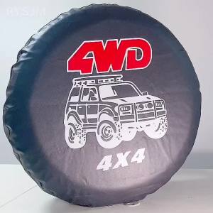 14" 15" 16" 17" Inch Car Spare Tire Cover Case Protector Bag 4WD 4x4 PVC Leather Wheel Tire Cover Car Tyres Protector For Ford