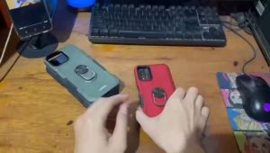 Casing HP Untuk Samsung Galaxy A12/M12 Case Robot Hit Eye Whit Ring Transformer Phantom Hybrit Armor 360 Degree Rotasi