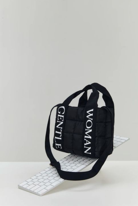 【Gentlewoman】HOLLYWOOD PUFFER BAG ブラック トートバッグ GENTLEWOMAN☆HOLLYWOOD PUFFER BAG バッグ 日本未入荷