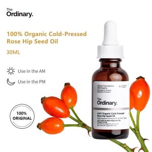 The Ordinary 100% Organic Cold-Pressed Rose Hip Seed Oil Reduce Scars Fine Lines Correct Dark Spots Sun Spots