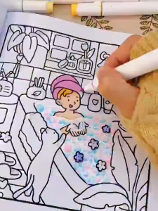 BUY 1 TAKE 3 Cute Cozy Coloring Books 48 Pages Each Thick Safe Paper For Kids & Adults