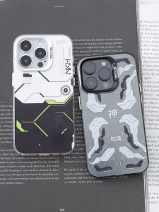 เคสโทรศัพท์แบบแข็งสไตล์นักบุญที่ทนทานและมีสไตล์สำหรับ iPhone 15 pro Max พร้อมป้องกันการตกหล่นและดีไซน์ที่ทันสมัย ​​เคสโทรศัพท์แบบแข็ง