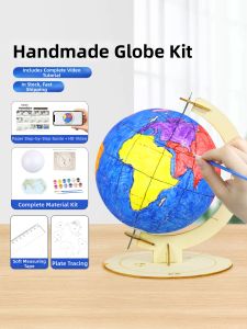 TAOQUMAO | Bộ Vật liệu Địa lý DIY Globes cho Học sinh Trung học