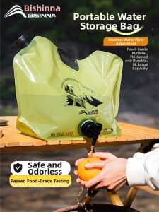 BSWOLF | Portable Foldable Large Capacity Thick Water Bag 8L