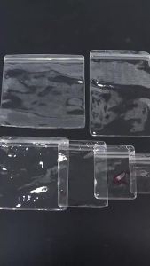 20pcs/lot PVC Transparent Self Sealing Bags Plastic Jewelry Packaging Pouches For Necklace Earring Beads Storage Bag