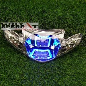 LAMPU DEPAN DAYMAKER LED VEGA R NEW