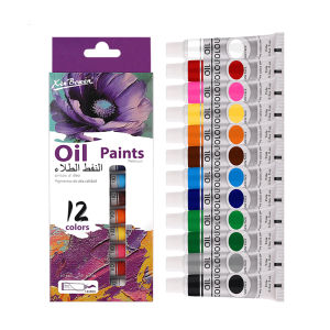 12 Màu Sơn Dầu Bộ Ống 9Ml Chống Thấm Nước Đồ Dùng Nghệ Thuật Cho Vải Graffiti Mỹ Nghệ Thuật Dự Án Thủ Công Thích Hợp Cho Học Sinh Và Người Mới Bắt Đầu