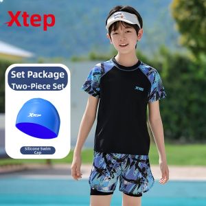 XTEP | Boys Double Layer Swimming Suit