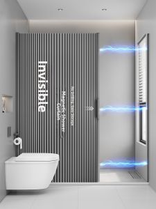 WEILAISHI | High Quality Waterproof Invisible Shower Curtain