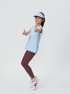 Natunakids Kids Children Girls’ Sport Leggings – Quick-Dry Ice-Cool Ultra-Thin Summer Activewear Pants