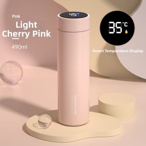 KUWUBIANJING | Temperature Display Long-Lasting Insulated Travel Mug