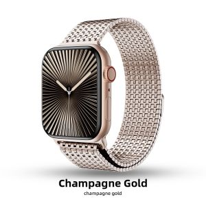 LULULOOK | Magnetic Milanese Loop Strap for Apple Watch