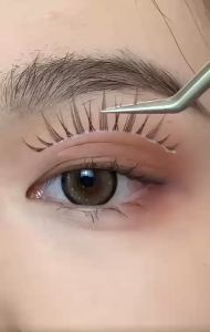 Lông Mi Giả Gân Trong Tự Nhiên Mềm Nhẹ 5 cặp Tái Sử Dụng Nhiều Lần -Gi Mi Shop