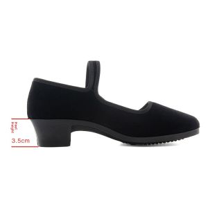 JIFANPAUL | Folk Dance Shoes Women Examination Dedicated Black
