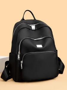 กระเป๋าเป้สะพายหลังผ้าอ็อกซ์ฟอร์ดสำหรับผู้หญิง ความจุขนาดใหญ่ กระเป๋าเดินทางแบบกันน้ำ กระเป๋าสะพายไหล่แบบลำลอง กระเป๋าเป้สะพายหลังแบบลำลอง