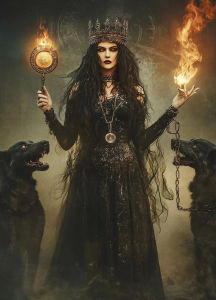 Bandai | DIY Paint by Numbers Gothic Female Warrior Tattoos Curse Terror for Adults Beginner Canvas Wall Art Home Decor Gift