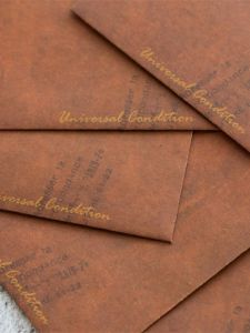 Vintage Wax Seal Retro Parchment Envelopes