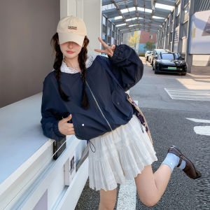 Loose Fit Short Lace Embroidery Jacket Womens Style Casual Commute Wind Autumn New Arrival Small Size Comfortable Feeling Coat