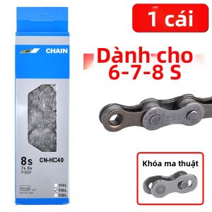 Xích Xe Đạp PINMOAP 116l Dành Cho Xe Đạp Đường Trường 6-11 Tốc Độ - Chuyển Số Mượt Mà Chống Mài Mòn Dễ Lắp Đặt