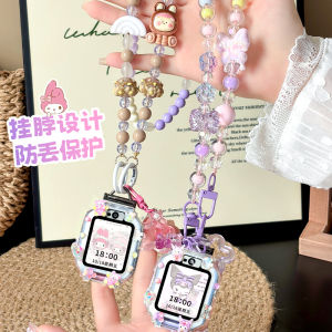 Yeolqee Huawei Watch 5Pro 5X pro Children Protective Case 4X New Glory Edition Lili Necklace Universal 5X Stainless Steel Chain