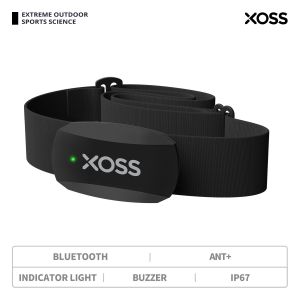 XOSS X2 Chest Strap Heart Rate Monitor for Cycling Running Hiking Bluetooth ANT+ Wireless Health Fitness Smart Bicycle Sensor