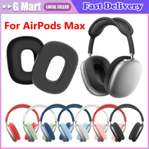 1 Pair Replacement Soft Silicone Ear Pads Cushion Cover for AirPods Max Headphone Headsets Earmuff EarPads Protective Case