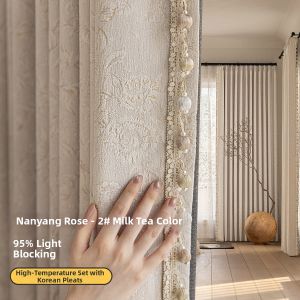 French Style High Shade Curtains Living Room & Bedroom