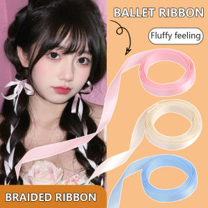 ริบบิ้นพันผมถักเปียแบบถักสองชั้น สำหรับผู้หญิง รัดผม แบบยืดหยุ่น สีทึบ แถบรัดผม แฟชั่น สำหรับการออกกำลังกาย วิ่ง