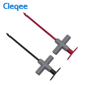 Cleqee | Cleqee P5010 2 Chiếc Kẹp Móc Thử Cách Điện Có Lò Xo Tích Hợp Đầu Dò Đâm Thủng Không Phá Hủy Tương Thích Với Phích Cắm Chuối 4mm Cho Đồng Hồ Vạn Năng