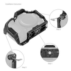 SmallRig 4975 Black Mamba HawkLock Quick Release Cage Kit for Canon EOS R5 Mark II with Top Handle 4976 4977 5029