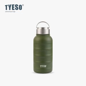 Tyeso THERMOS ขวดน้ํา 270/360/750/1000ML สแตนเลสสตีลแก้วแบบพกพากลางแจ้งฟิตเนสขวดน้ํากีฬา
