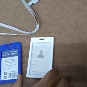 Employee Work Badge ID Card Holder Vertical Holders With Lanyard 069V/6601/IDSQ-612V/ZP-079V/ZP-085V/T-593V/FLOWER
