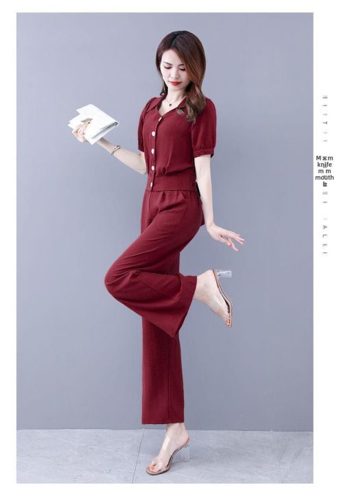 QIAOXIZI%20%7C%20Elegant%20and%20Youthful%20Summer%20Outfit%20for%20Mature%20Women%202%20Pieces%20Set%20-%20Image%204