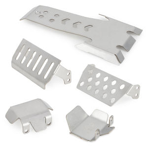 Stainless Steel Axle Protector Skid Plate Chassis Armor for 1/10 RC Crawler Upgrade Parts for Vanquish VS4-10 Phoenix Model Car