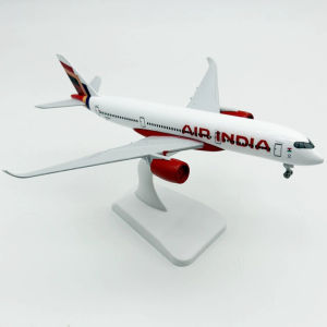 Replica Diecast Air India Airlines 20cm A350 Model 350 Metal Aircraft Airplane Plane Aircraft Alloy Material 1:400 Model Toy
