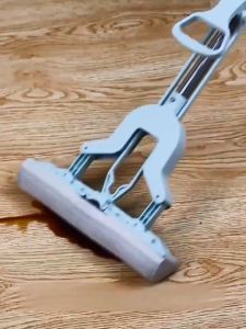 Hand Wash-Free Lazy Sponge Mop Floor Squeegee Sponge Mop Foldable Mop Floor Cleaner Magic Clean Flat Mop Lantai Moden Twist Mop