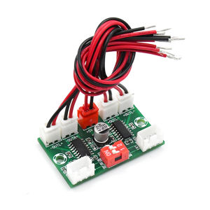 DIY mini amplifier board XH-A156 4-channel PAM8403 digital amplifier board USB 5V power supply DIY mini amplifier 4 * 3W output student manual DIY speaker DC5V power input Supports dual audio input Supports four channel output DIY small speaker making