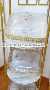 Tempat buah Tempat roti/kue aesthetic/dengan tutup Snack Fruit Tray