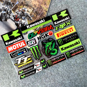 Suitable for Kawasaki Motorcycle Reflective Decals / Small Ninja Ninja250/400/650/Z900 Stickers Scratch-resistant and Waterproof
