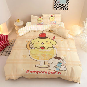 100% Pure Cotton Cartoon Bedding Set for Boys And Girls Student Four-Piece Bedding Set Cute Boy Girl Student Three-Piece Set
