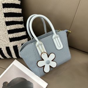 2025 New Summer Fashion Bucket Bag Shoulder Crossbody Commuter Handbag Korean Style Versatile High Quality Leather Purse