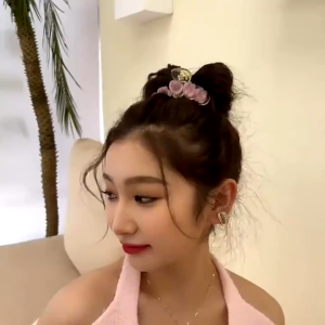 Peach Hair Clip Cute Cherry Hair Pin Hair Claw Korean Style Hair Accessories Jepit Rambut Peach Pin Rambut Ceri Comel