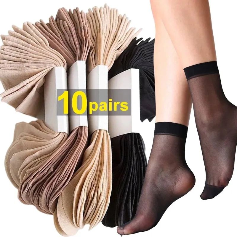 10 Pairs Women Boat Socks - Invisible Ankle Socks