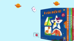 Sách Đục Lỗ: Ô Cửa Diệu Kì - Sách Đục Lỗ Lật Mở Cho Bé ( Hộp 4 Cuốn)