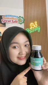 Promo Paket 3 Botol Madu bs Honey Obat Herbal Penggemuk Badan Original