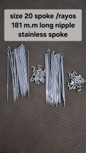 Rayos size 20 181mm stainless spoke heavy duty 100% brandnew fast shipping