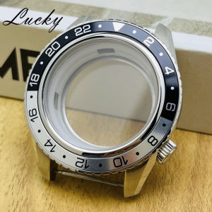 44mm GS NH34 Vỏ Đồng Hồ Thể Thao Lặn Sửa Đổi Phụ Kiện Cơ Khí Phù Hợp Với NH34 NH35 NH36 Thép Không Gỉ Màu Xanh lam/Bạc/Đen/Xanh Lục