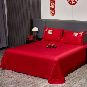 ZHIDING | Wedding Bedding Set 100% Pure Cotton Red