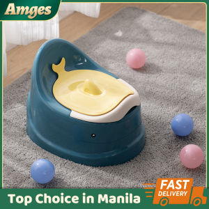 Baby Potty Trainer Baby Toilet For Baby  Boy And Girl Baby Potty Toddler Urinal Childrens Cute Shape Toilet Baby Potty Training Toilet Bowl (Blue/Pink)